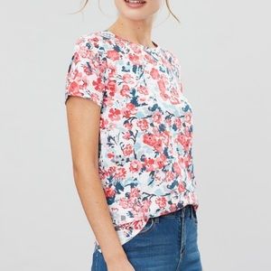 Joules | Carley Print Short Sleeve Shirt | size 12